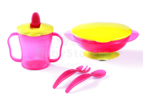 BabyOno 1034/01 trauku komplekts (kārbā)