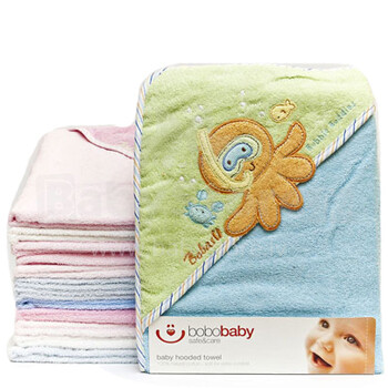 BOBOBABY - baby hooded towel