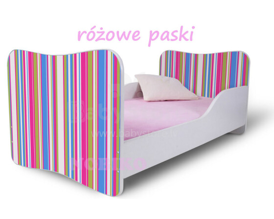 „Capri“ vaikų lova su čiužiniu 140x70
