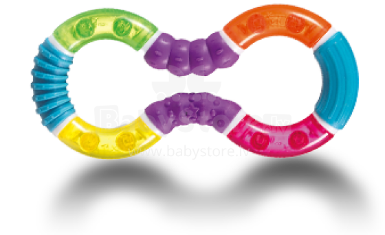 Munchkin Twisty® Figure 8 Teether Toy Прорезыватель зубогрызка эластичная