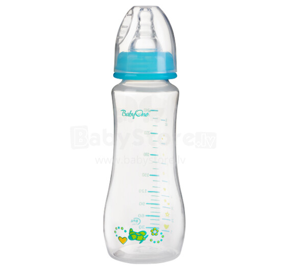 BabyOno 1209 BPA Free Бутылочка для кормления (240 мл.) не содержит Bisphenol A