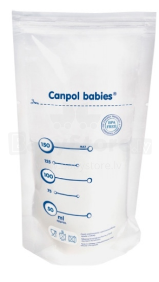 Canpol Babies Art. 70/001  Bags for collecting and storing breast milk, 150 ml, (20 pcs.)