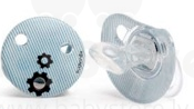 SUAVINEX 2012 kolekcija 3801431 - silikoninis čiulptukas ir čiulptuko laikiklis su spaustuku