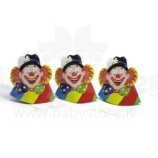 4 шапочки для праздника Клоуны DE1819326