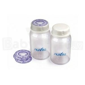 Nuvita Art. NU-040 Divas barošanas pudelītes (125 ml) 