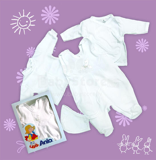 ANIA newborn set 100% cotton Art. 378