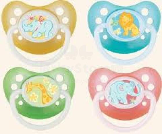 Canpol babies  23/453 Anatomisks silikona knupis māneklītis ar vāciņu (B) 6-18 m