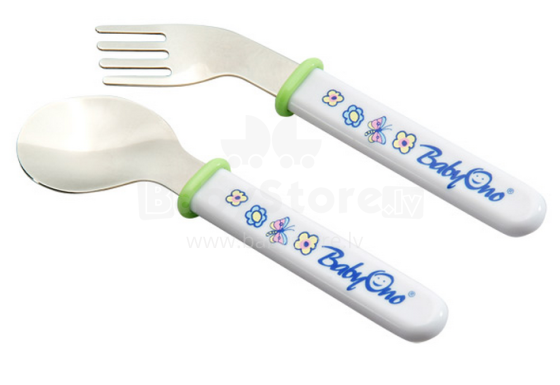 BabyOno 1042 High-grade steel spoon and fork