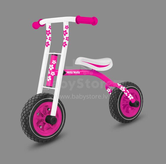 Milly Mally Smart 2012 rožinis balansinis dviratis vaikams