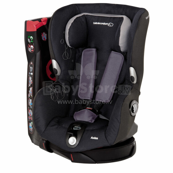 „BebeConfort Axiss Total Black 2012“ vaiko automobilinė kėdutė 9-18 kg