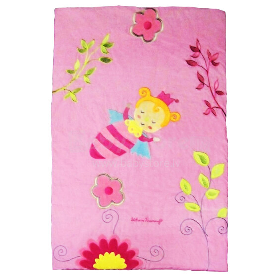 Baby Calin Katherine Roumanoff baby Abeille medvilninė antklodė / antklodė + antklodės užvalkalas ROU404104