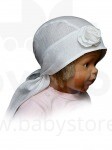 Vilaurita Art.74 lininė kūdikių kepurė Pavasaris-vasara