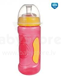 „Canpol Babies Art.56 / 002“ puodelis kūdikiams nuo 4 mėnesių su minkštu dangteliu 240 ml (pažeista pakuotė)