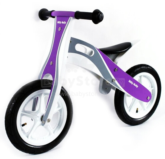 Milly Mally KING Balance Bike vaikiškas vežimėlis Violetinė