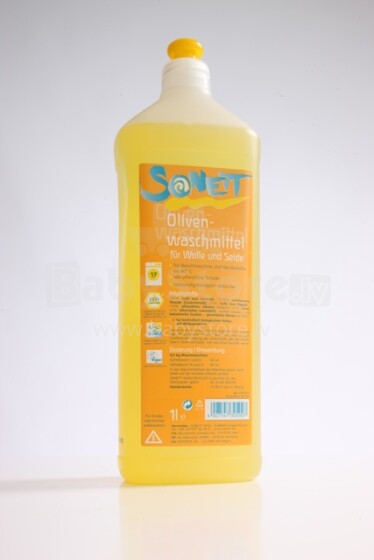 Sonett  Органическое оливковое средство для стирки шерсти и шелка  1L DE3050
