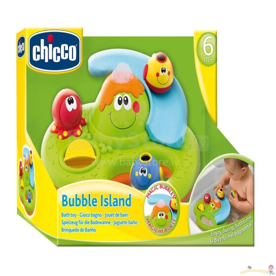 CHICCO - Игрушка для ванны 'Остров пузырьков' 70106