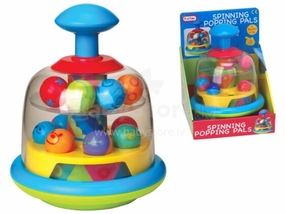 FunTime 5004 Spinning Popping Pals Игрушка развивающая Юла с шариками