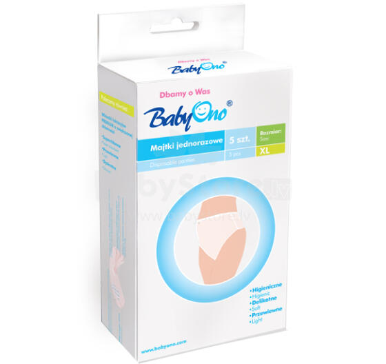 BabyOno Art.500 Одноразовые трусики 5 шт (размер: L)