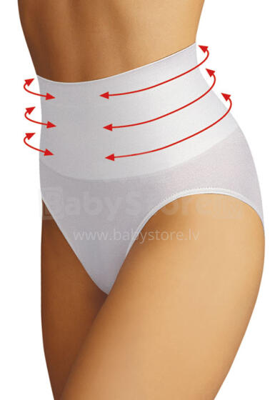 Mitex Elite III Koriģējošās un savelkošās bez šuvēm biksītes, baltas (S-XXL)