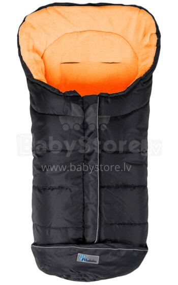 Alta Bebe Art.AL2204-01 juodas / oranžinis kūdikių miegmaišių kūdikių žiemos šiltas miegmaišis