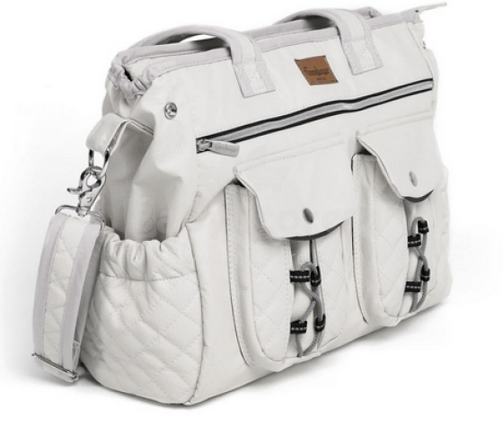 Exclusive Changing Bag 46104 White Leatherette ratu soma