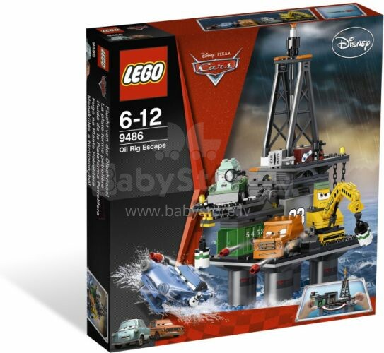 LEGO Cars 9486 L drilling escape