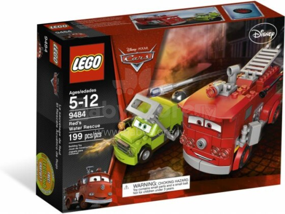 LEGO Cars 9484 L Raudona gelbėjimo operacija
