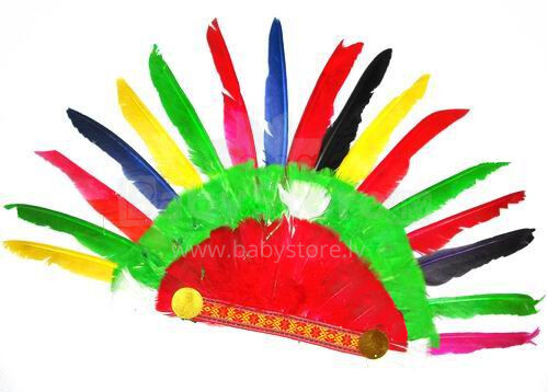 4KIDS - 293132 indiāņu karnevāla maska