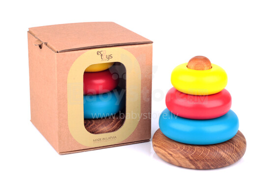 Eco Toys Art.30014 Baby Wooden toy