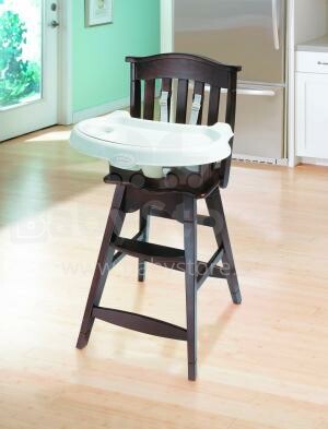 VASAROS KŪDIKIS - medinė maitinimo kėdė 22004 „Reclining Wood Highchair“