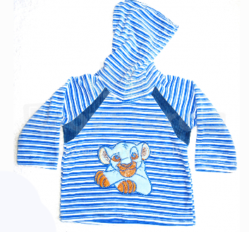 Kūdikio megztinis su liūtu (mėlynas)