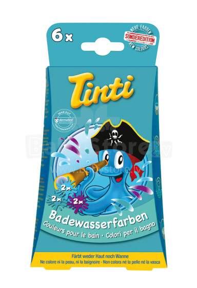 TINTI - vannas ūdenkrāsa Pirāts N6 VT20000112 (6 krāsas)