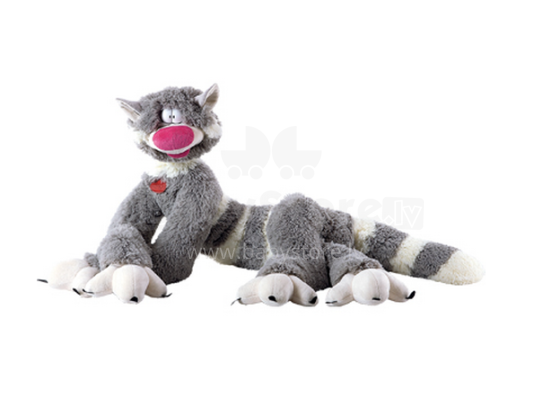 „Fancy Toys KTB1“ minkštas žaislas Pilka katė šoninė