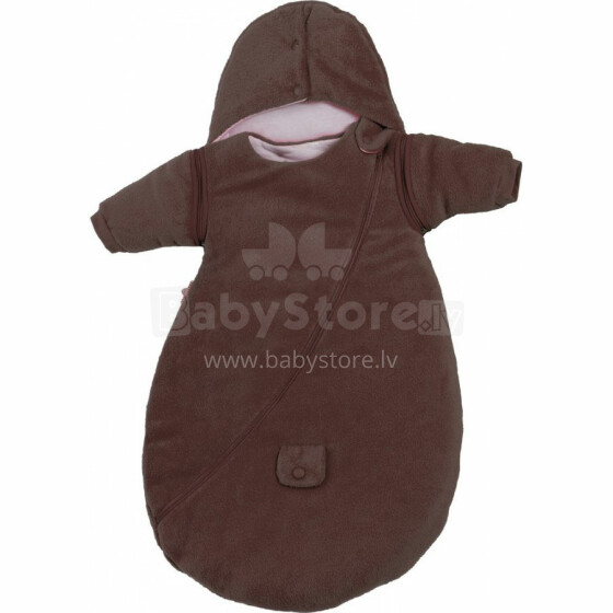 Baby Calin BBC610002 Mole Kūdikių miegmaišis su gobtuvu ir rankovėmis 0 + m