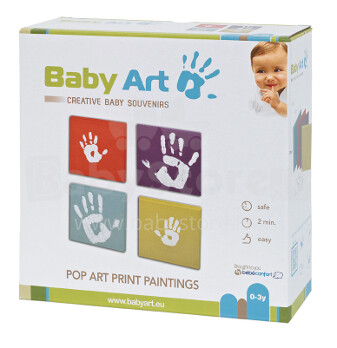 Baby Art Pop Art Print paveikslai 34120063 Modernūs - TAUPE spalvos rėmeliai
