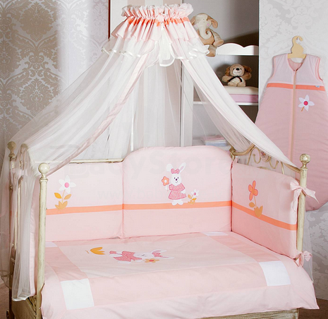 FERETTI - Bērnu gultas veļas komplekts 'Lapin Pink Premium' DUETTO 2