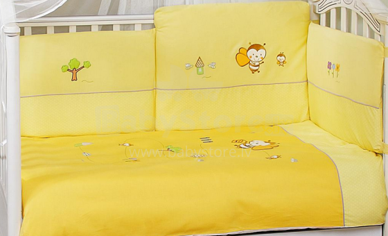 FERETTI -  Bērnu gultas veļas komplekts 'Bee Honey Prestige' TRIO 3