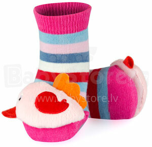 Infant socks 5779 with rattle 