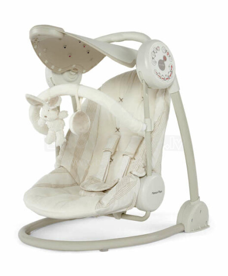 Mamas & Papas 6389 Star-lite Once Upon a Time Bērnu krēsls-šūpulis (šūpuļkrēsliņš) ar regulējamo ātrumu, mūziku un rotaļlietu loku