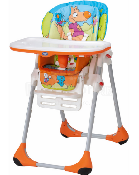 Chicco Art.79065.33 Polly High Chair Double Phase 2 in 1 [Wood friends]