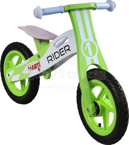 Arti Rider Plus Art.334424 Bērnu skrējritenis ar gumijas riteņiem
