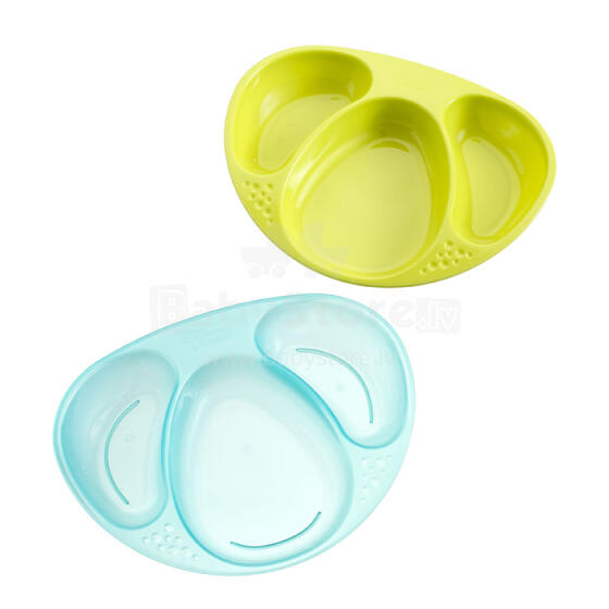 TOMMEE TIPPEE 44027271 - 3 dalīgs šķīvis (2 gab)  Explora 12m+