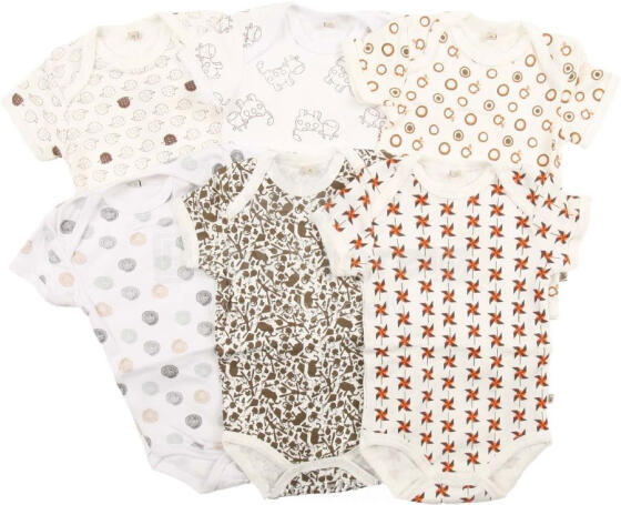 Pippi Baby Body Art.1472-200 Baby Body short sleeves 50-98 size