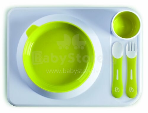 Hoppop комплект посуды (тарелка, вилка, ложка, кружечка