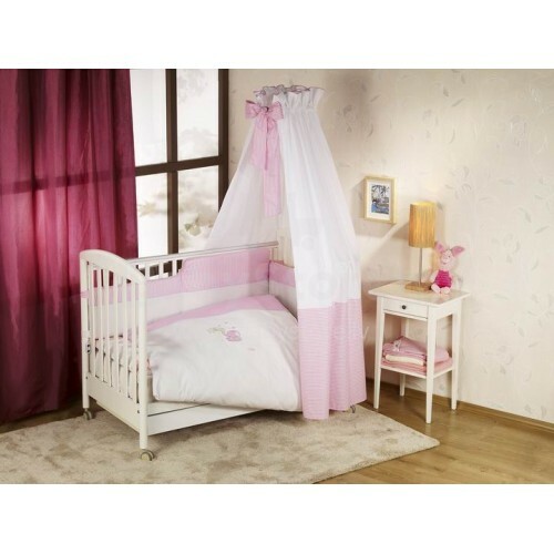 NINO-ESPANA Bērnu gultas veļas komplekts 'Elefante pink' 2