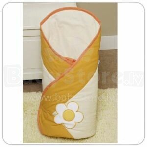 Daugiafunkcinė antklodė „Feretti Layette Sun Flower Orange“