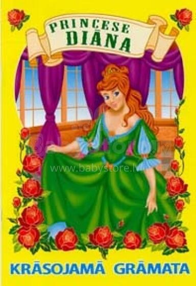 Princese Diana. Krāsojamā grāmata 