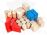 Eco Toys Art.40012 Развивающие разноцветные деревянные кубики