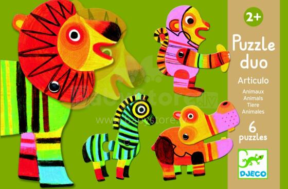 Djeco attīstoša rotaļlieta bērniem Puzzle Duo DJ08171 (6 det.)