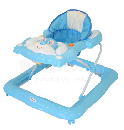 „Lorelli Baby Walker Rabbit E13 EB Blue“ - 1012013 vaikštynė pirmiesiems kūdikio žingsniams